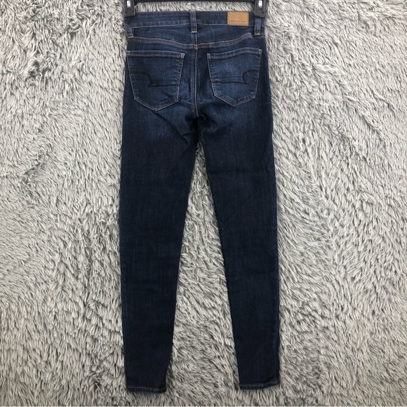 American Eagle Jeans Womens Sz 0 Next Level Stretch Hi Rise Jegging Skinny - Picture 1 of 11